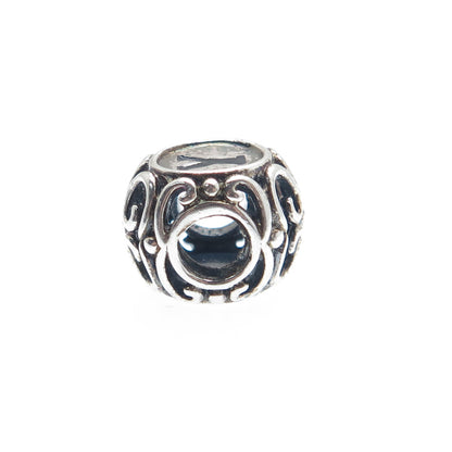 CHAMILIA 925 Sterling Silver Letter Y Initial Ornate Bead Charm
