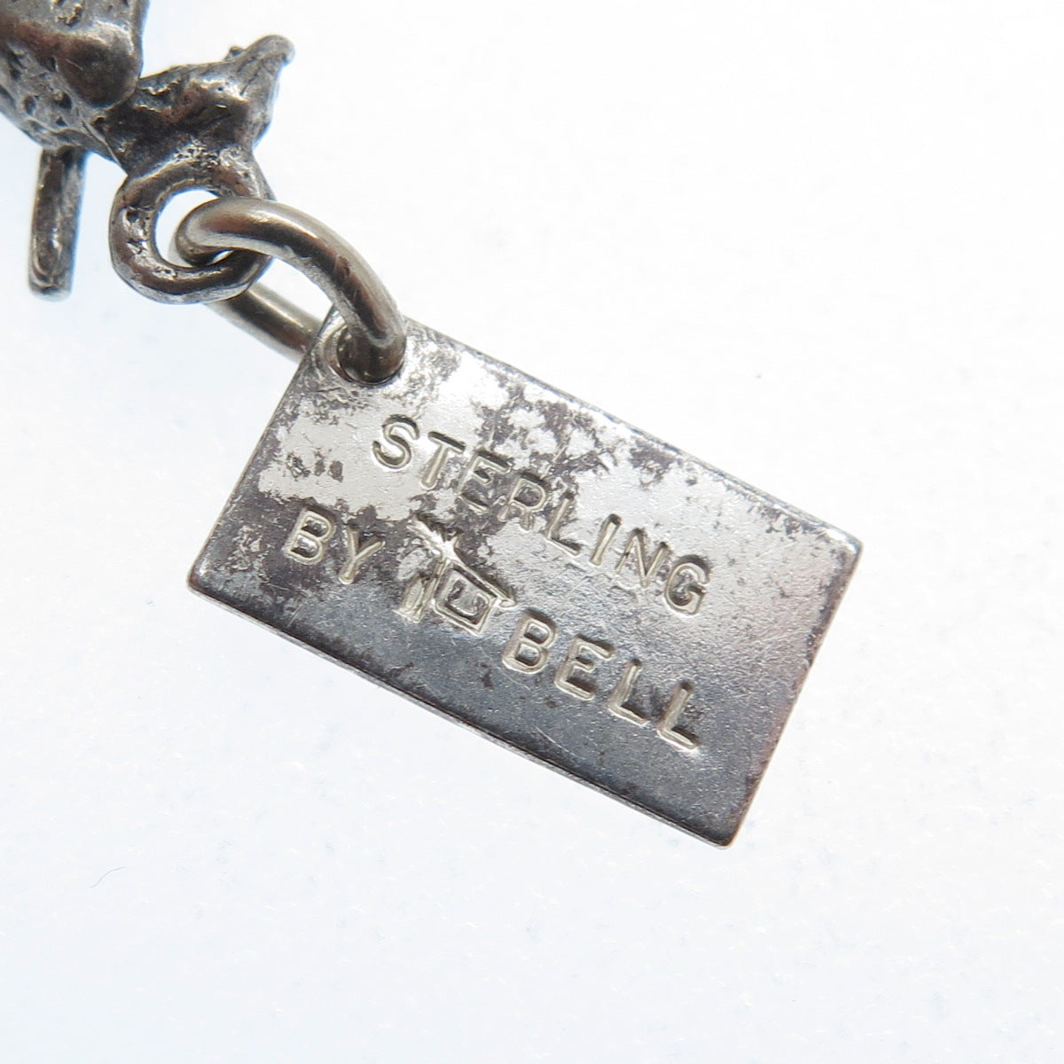 BELL TRADING POST Sterling Silver Vintage Death Valley Horse Rider Charm Pendant