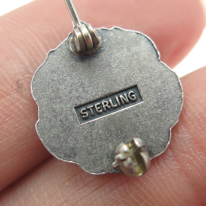 925 Sterling Silver Antique Art Deco National Junior Classical League Pin Brooch