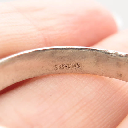 925 Sterling Silver Vintage "SARAH" Personalized Ring Size 13.5