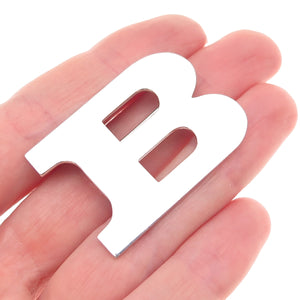 Teeny HWS 835 Silver Vintage Denmark Letter B Initial Pin Brooch