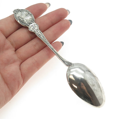 GORHAM 925 Sterling Silver Antique Art Deco Florida States & Cities Coffee Spoon