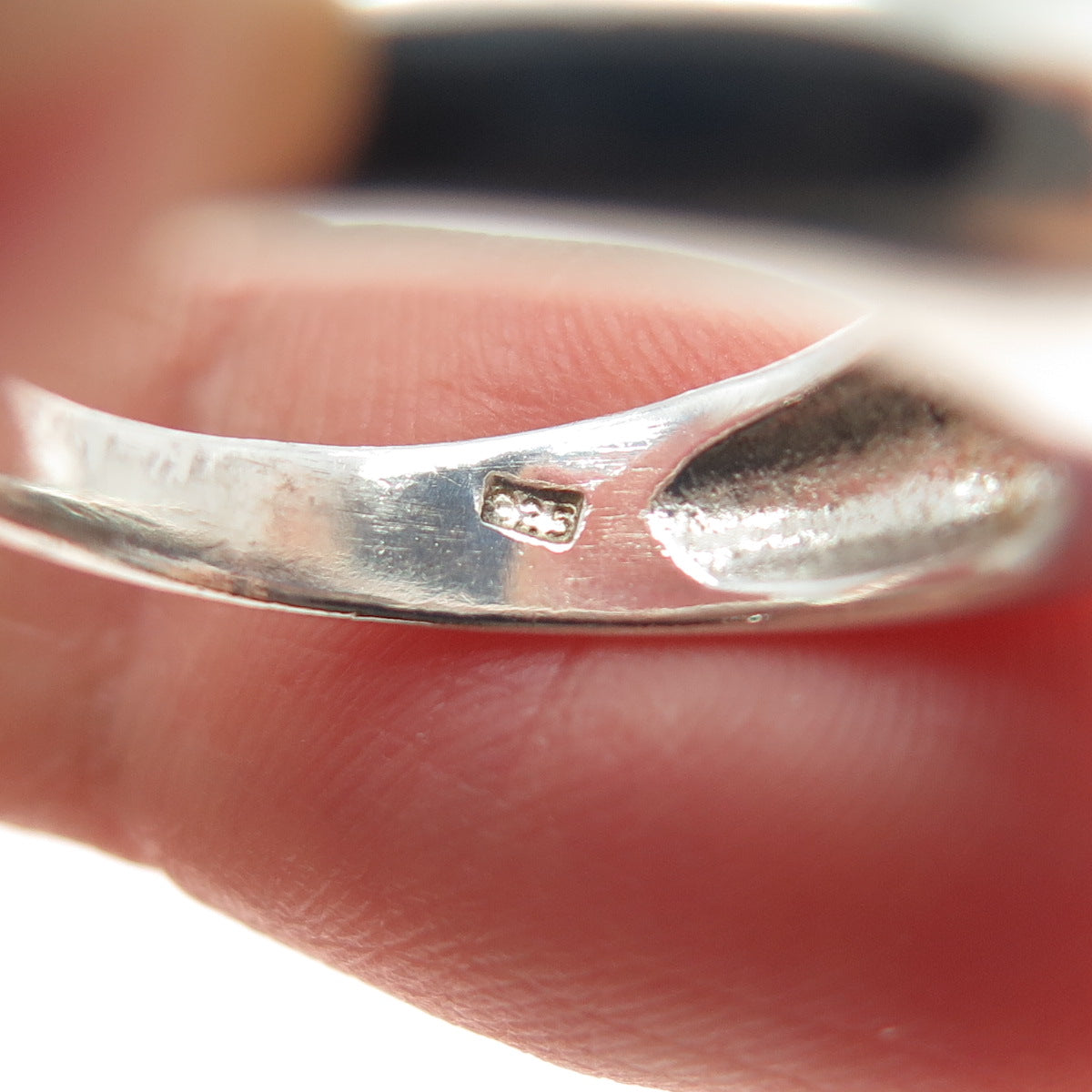 925 Sterling Silver Vintage Cross Religious Ring Size 7.25