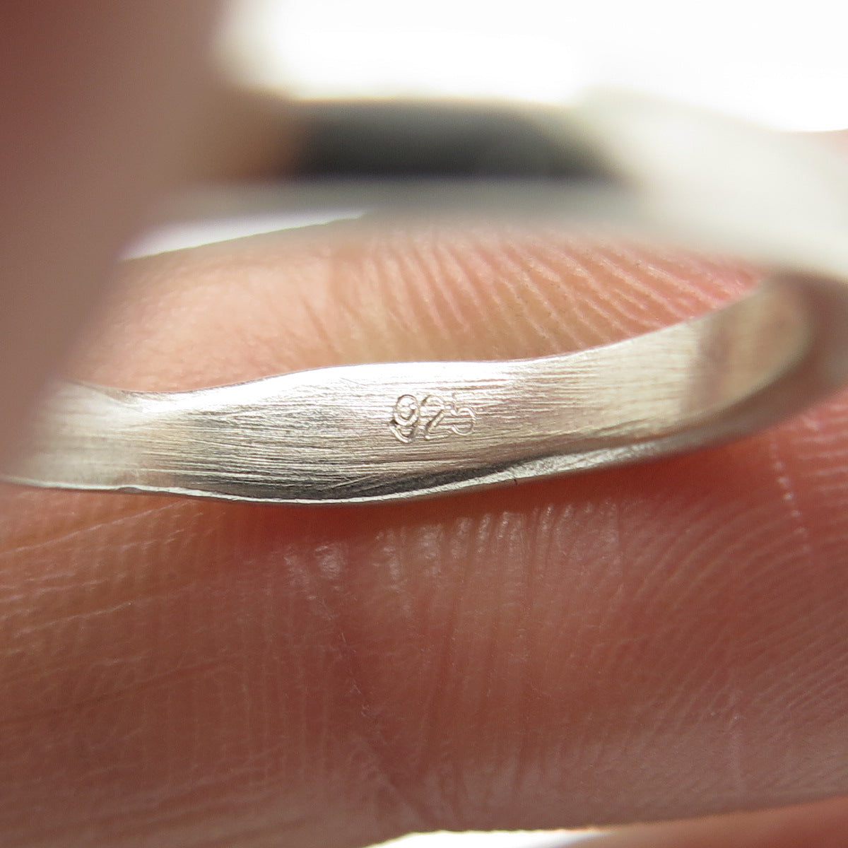 925 Sterling Silver Vintage "Gunnar" Scandinavian Name Ring Size 6.5