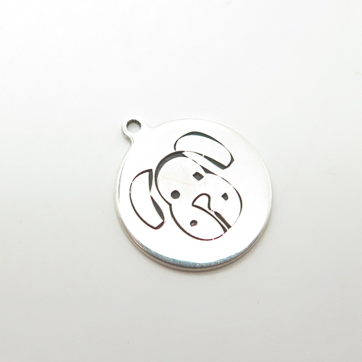 925 Sterling Silver USA Two In Town Dog Charm Pendant