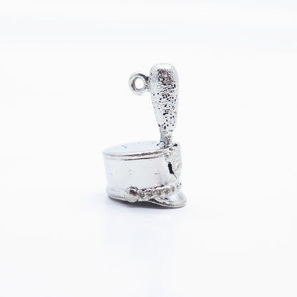 925 Sterling Silver Vintage Kinney Cap Charm Pendant