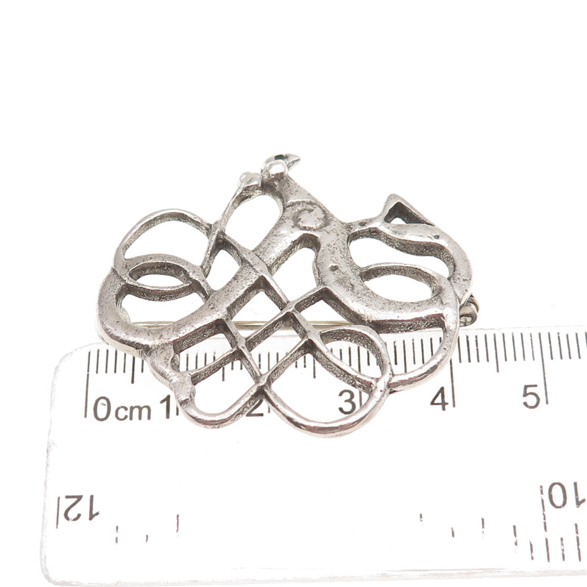 David Andersen 925S Sterling Silver Vintage Norway Viking Period 1000 AD Brooch