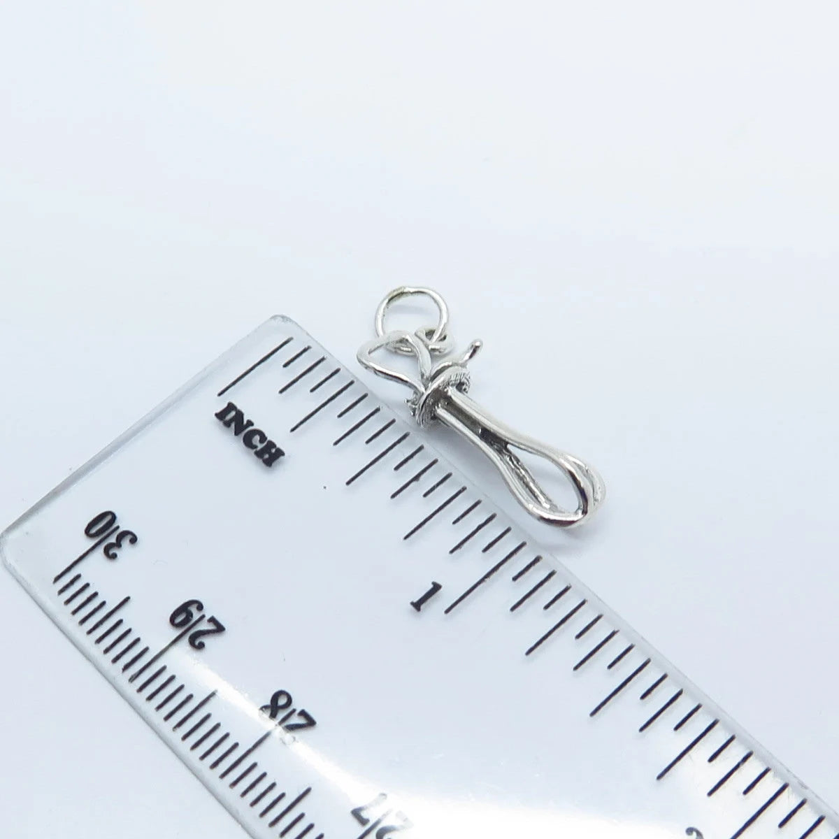 925 Sterling Silver Vintage Old Fashioned Hand Mixer Modernist Pendant