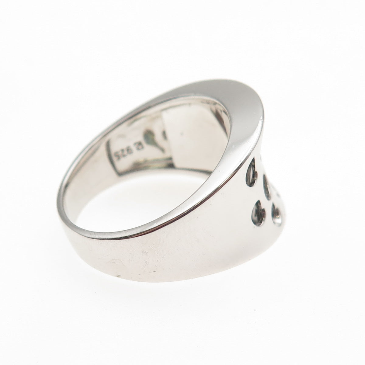 Ross Simons 925 Sterling Silver Modernist Ring Size 9.25