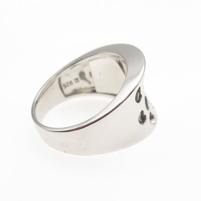 Ross Simons 925 Sterling Silver Modernist Ring Size 9.25