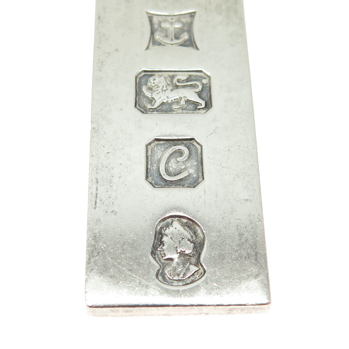 925 Sterling Silver Vintage 1977 L&N Birmingham Bar Pendant