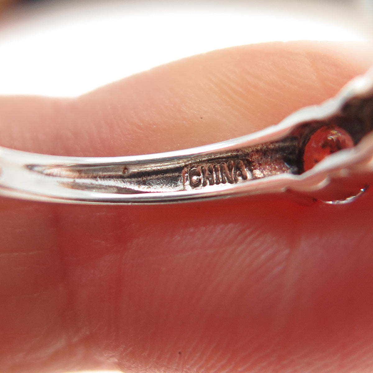 ROSS SIMONS 925 Sterling Silver Round-Cut C Z Half Eternity Ring Size 6.25