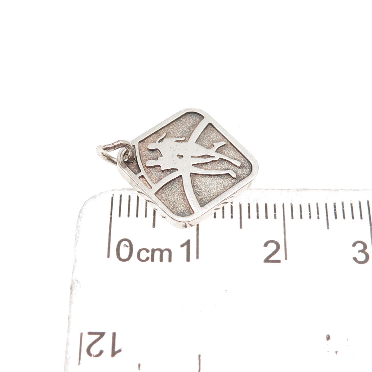 Tiffany & Co. Sterling Silver Vintage Nike Women's Marathon 2007 Mini Pendant