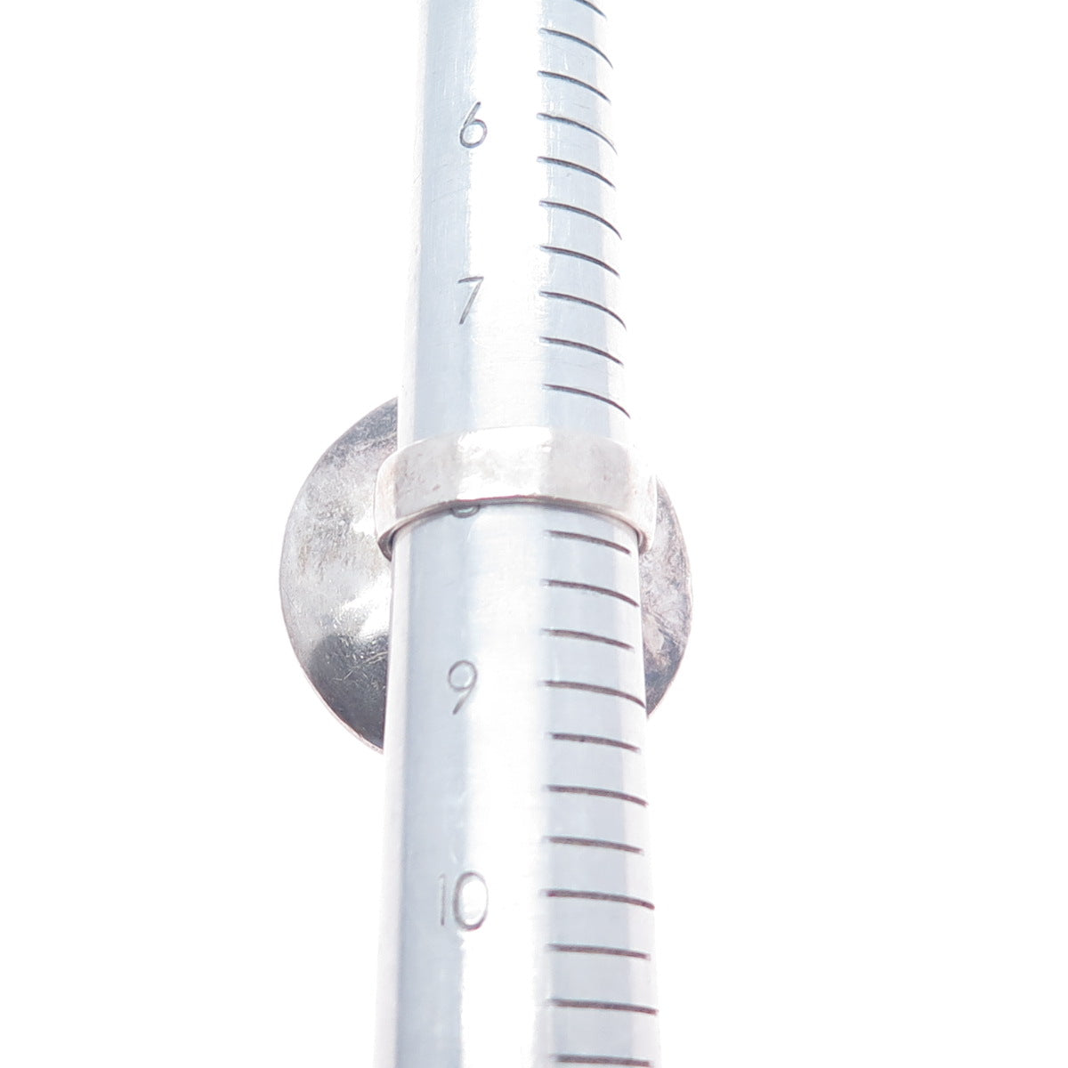 925 Sterling Silver Vintage Real Pearl Modernist Statement Ring Size 8