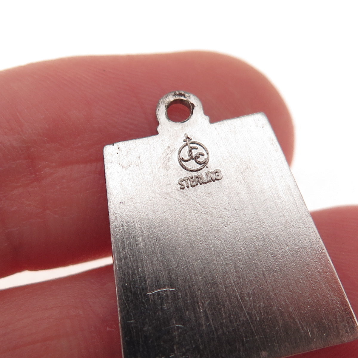 925 Sterling Silver Vintage Happy Occasion Charm Pendant