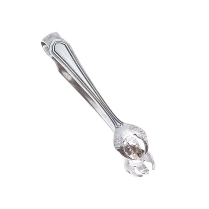 MOUNT VERNON 925 Sterling Silver Antique 1911 Sulgrave Sugar Tongs
