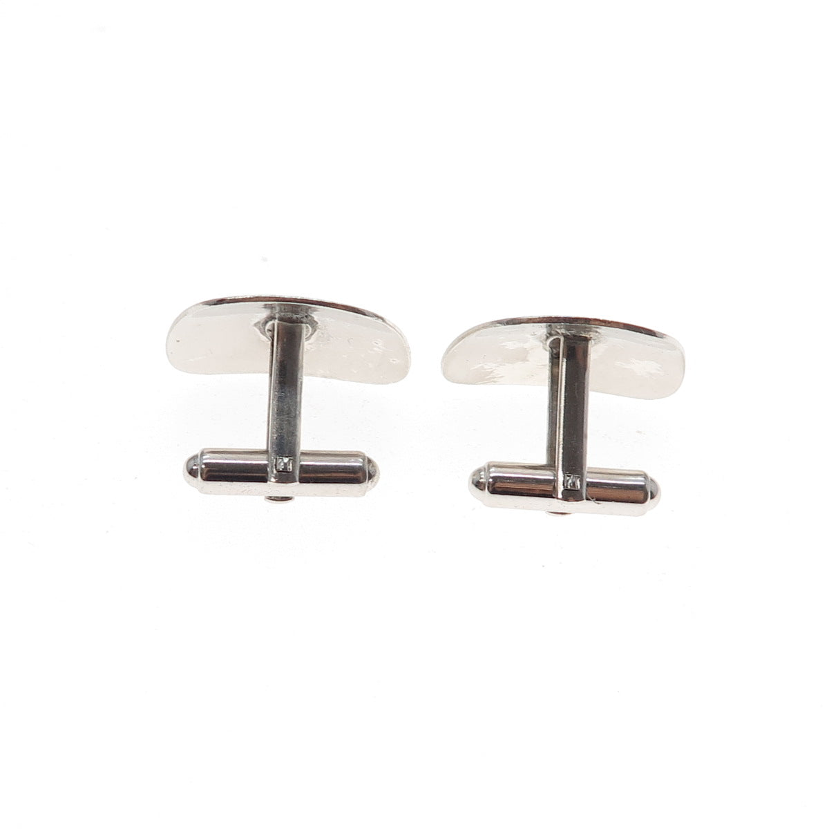 925 Sterling Silver Vintage Modernist Cufflinks