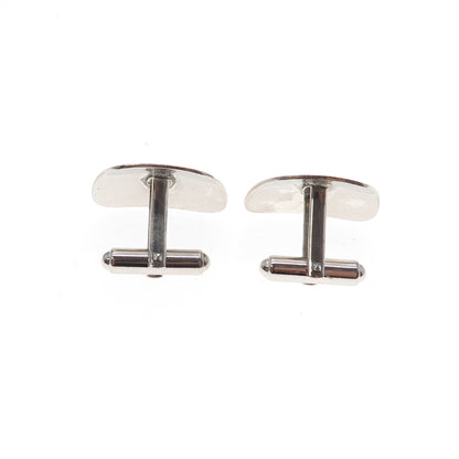 925 Sterling Silver Vintage Modernist Cufflinks
