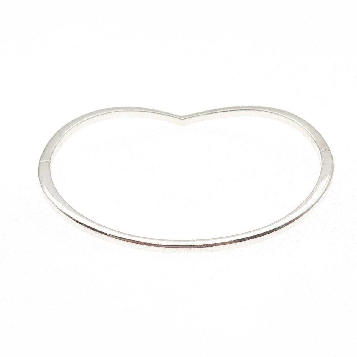 Pandora 925 Sterling Silver Wishbone Bangle Bracelet 6.75"