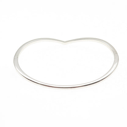 Pandora 925 Sterling Silver Wishbone Bangle Bracelet 6.75"