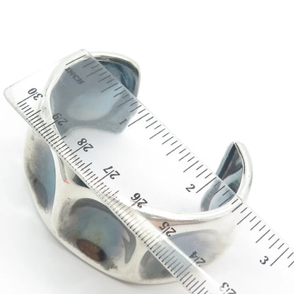 925 Sterling Silver Antique Mexico Los Ballesteros Adjustable Bracelet 5.75"