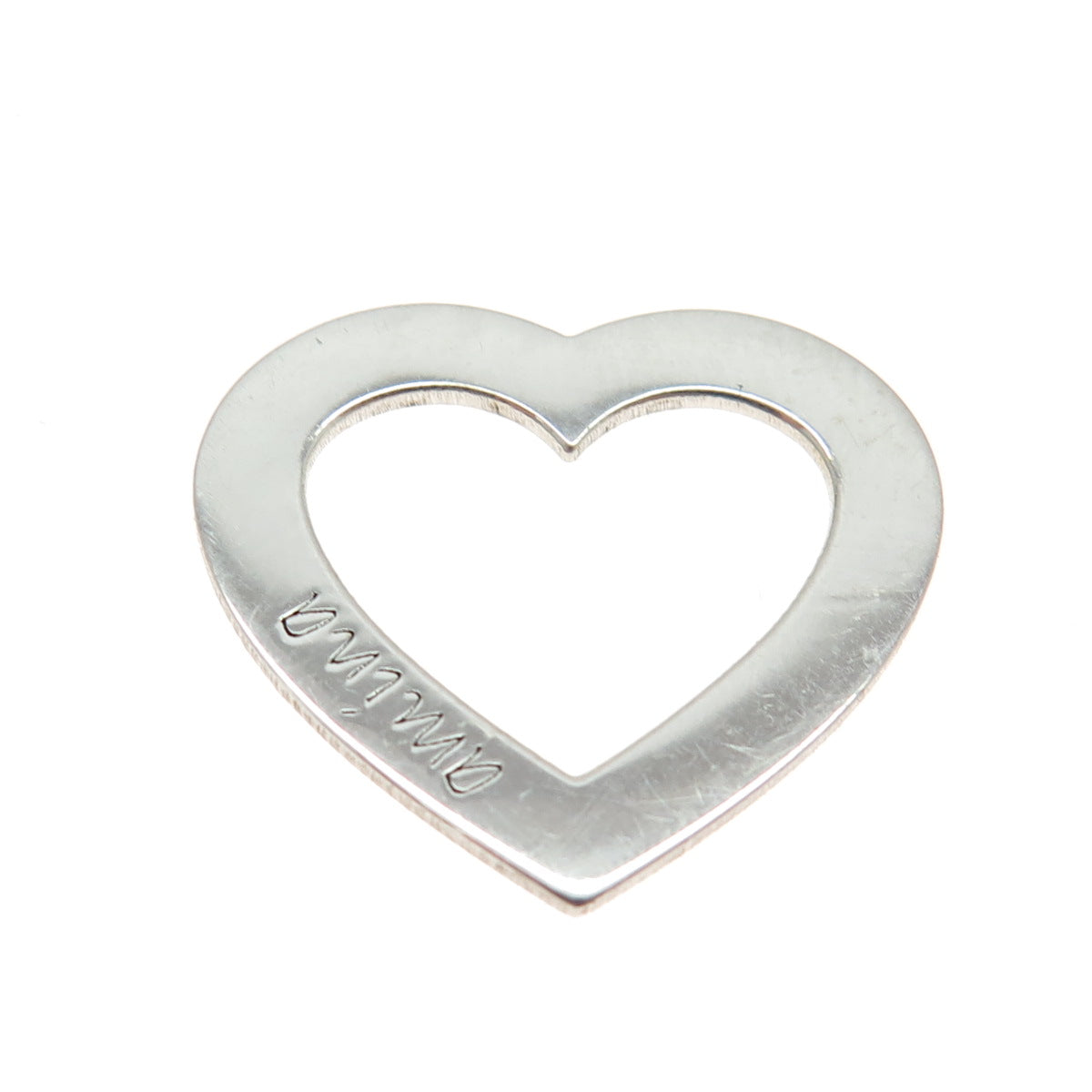 POSH MOMMY 925 Sterling Silver "Amina" Heart Pendant