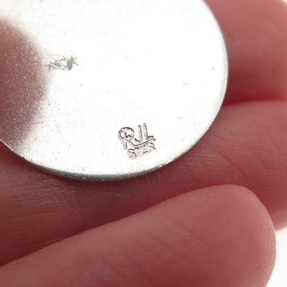 Rembrandt 925 Sterling Silver Vintage I Love You Cupid Charm Pendant