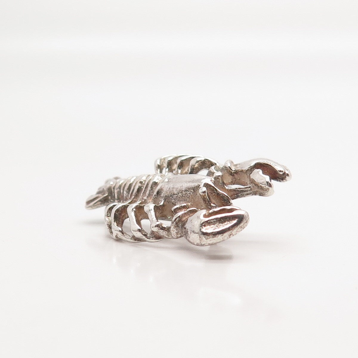 925 Sterling Silver Vintage Cancer Zodiac Sign Pin Brooch