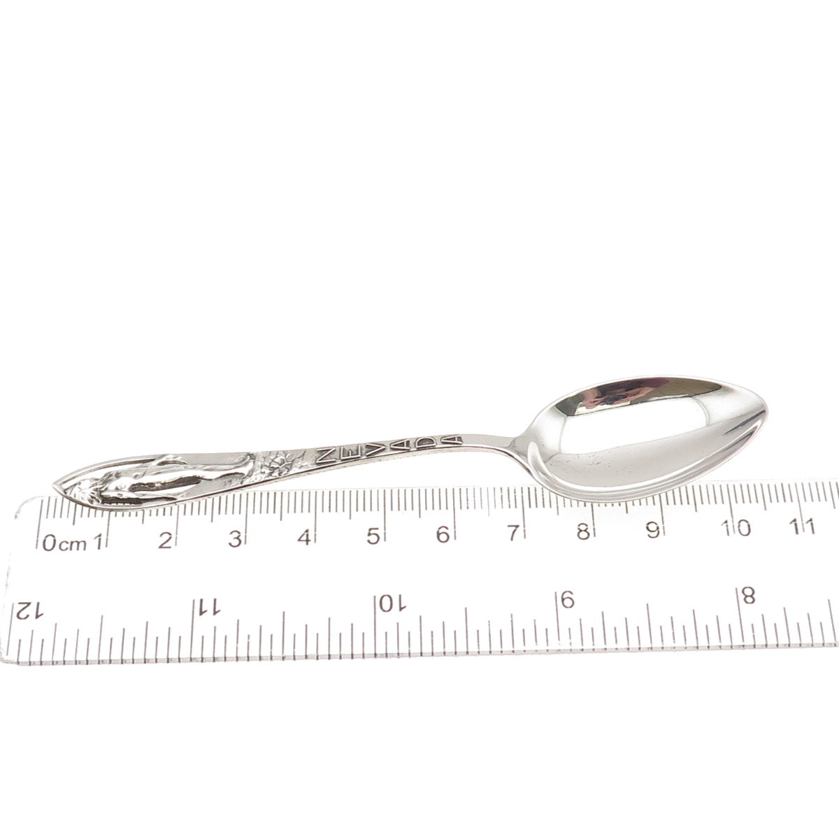 Charles M. Robbins Sterling Silver Antique Art Deco Nevada State Coffee Spoon