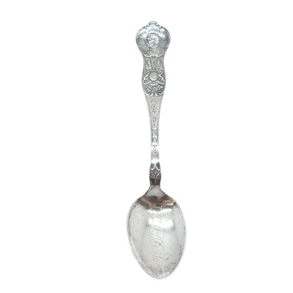 RODEN BROS 925 Sterling Silver Antique Earl Kitchener Army & Navy Coffee Spoon