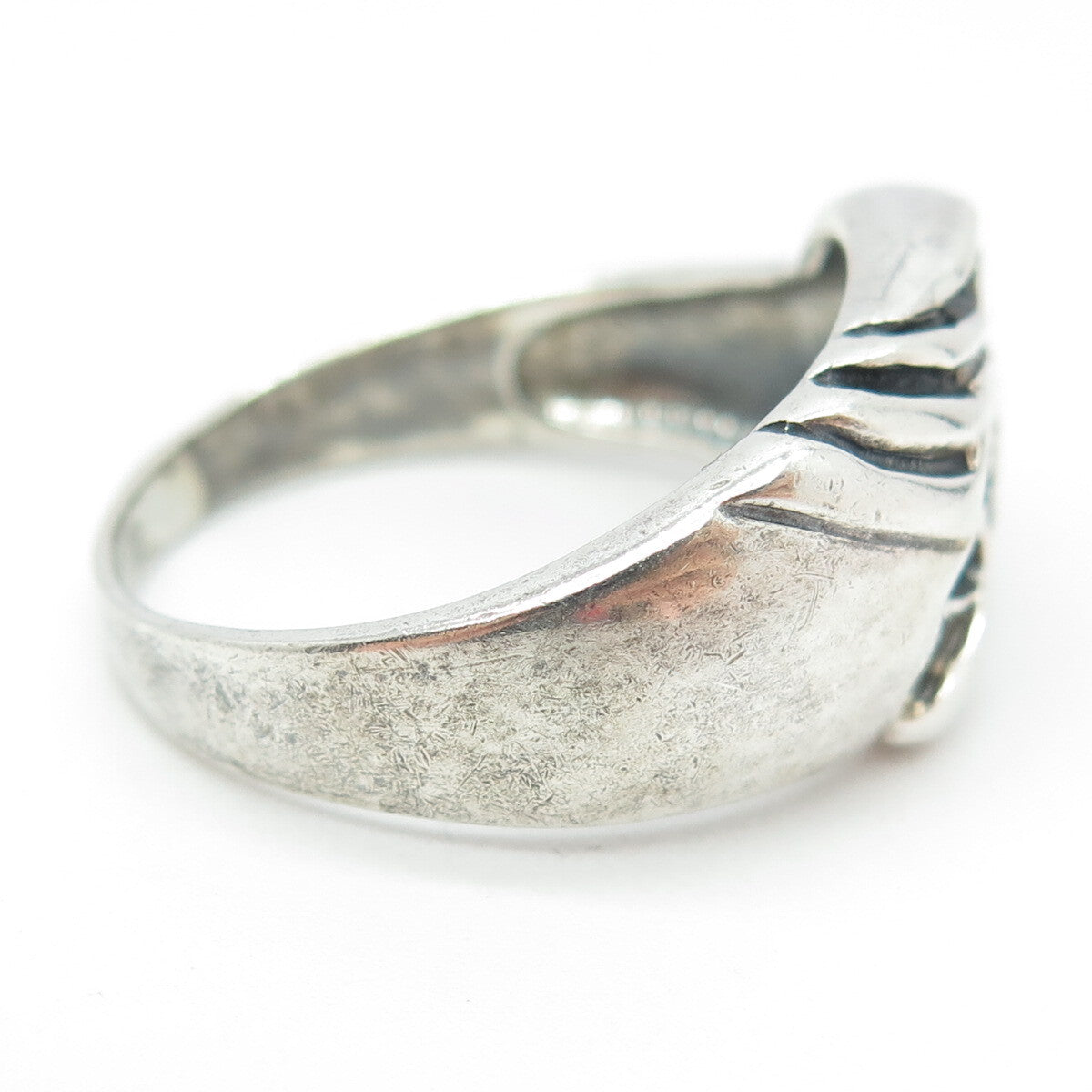 925 Sterling Silver Vintage Eagle Bird Ring Size 13.25