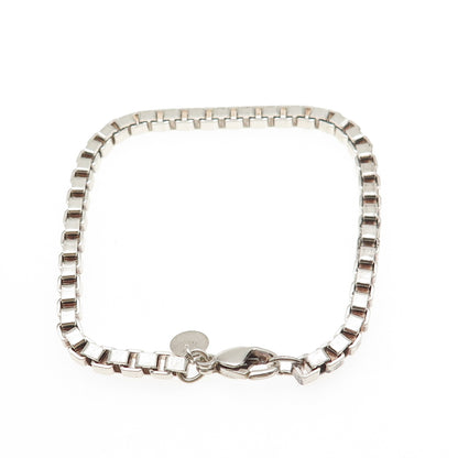 Tiffany & Co. 925 Sterling Silver Vintage Venetian Link Bracelet 7.25