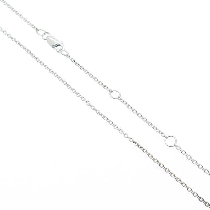 PETER STONE 925 Sterling Silver Vintage Celtic Knot Cable Chain Necklace 18"