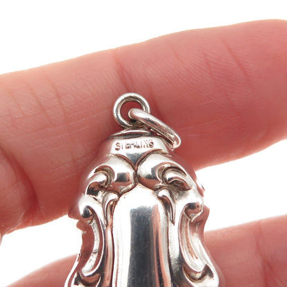 Wallace 925 Sterling Silver Vintage 1973 Grand Victorian Charm Pendant