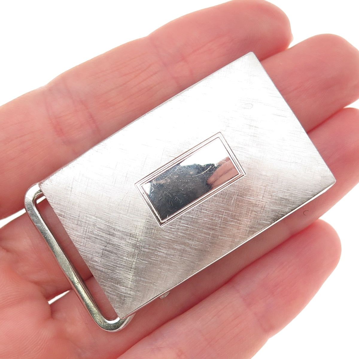 A & Z Hayward 925 Sterling Silver Vintage Belt Buckle