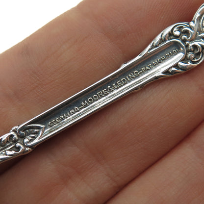 Moore & Leding 925 Sterling Silver Antique Art Deco Mount Vernon Coffee Spoon