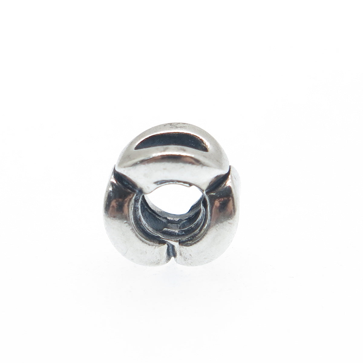 CHAMILIA 925 Sterling Silver Letter O Initial Bead Charm