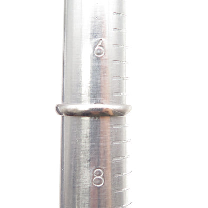 925 Sterling Silver Vintage Real Square-Cut Opal Ring Size 7