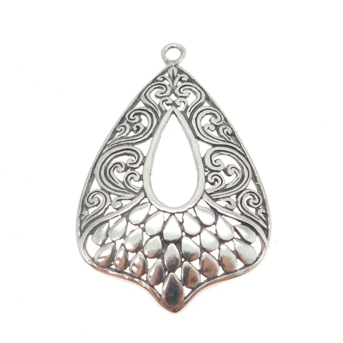 ATI 925 Sterling Silver Vintage Ornate Pendant