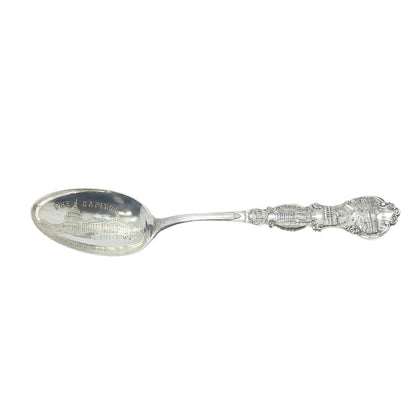 ALVIN Sterling Silver Antique Art Deco The Capitol Washington DC Coffee Spoon