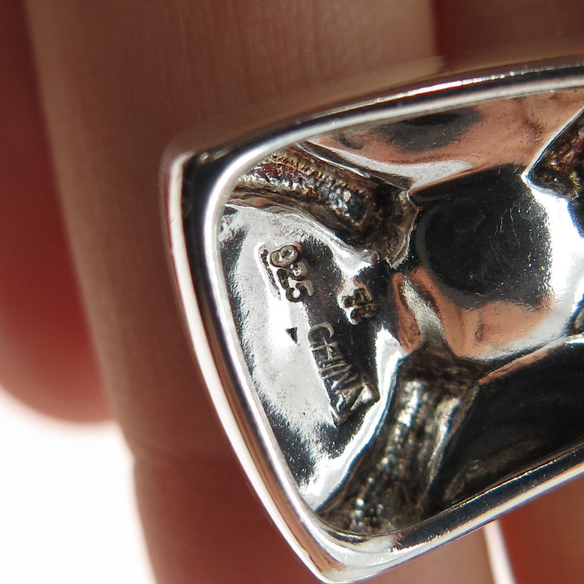 HONORA 925 Sterling Silver Vintage Real Pearl MOP & Black Onyx Charm Pendant