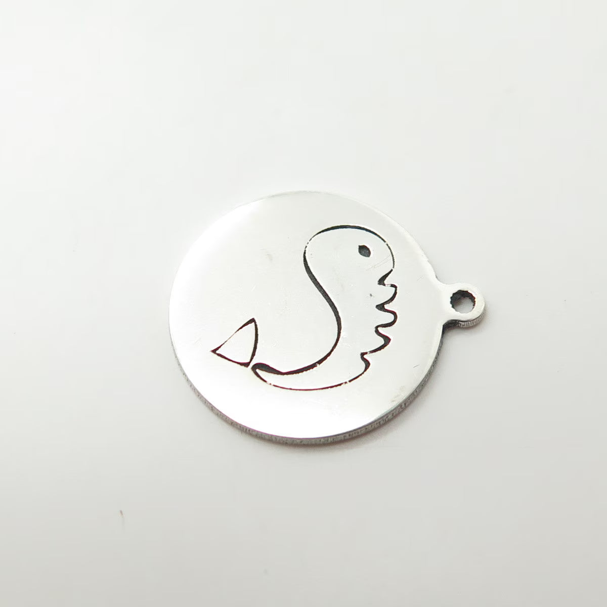 925 Sterling Silver USA Two In Town Whale Charm Pendant