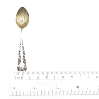 925 Sterling Silver Antique Art Deco Milwaukee Wisconsin Coffee Spoon