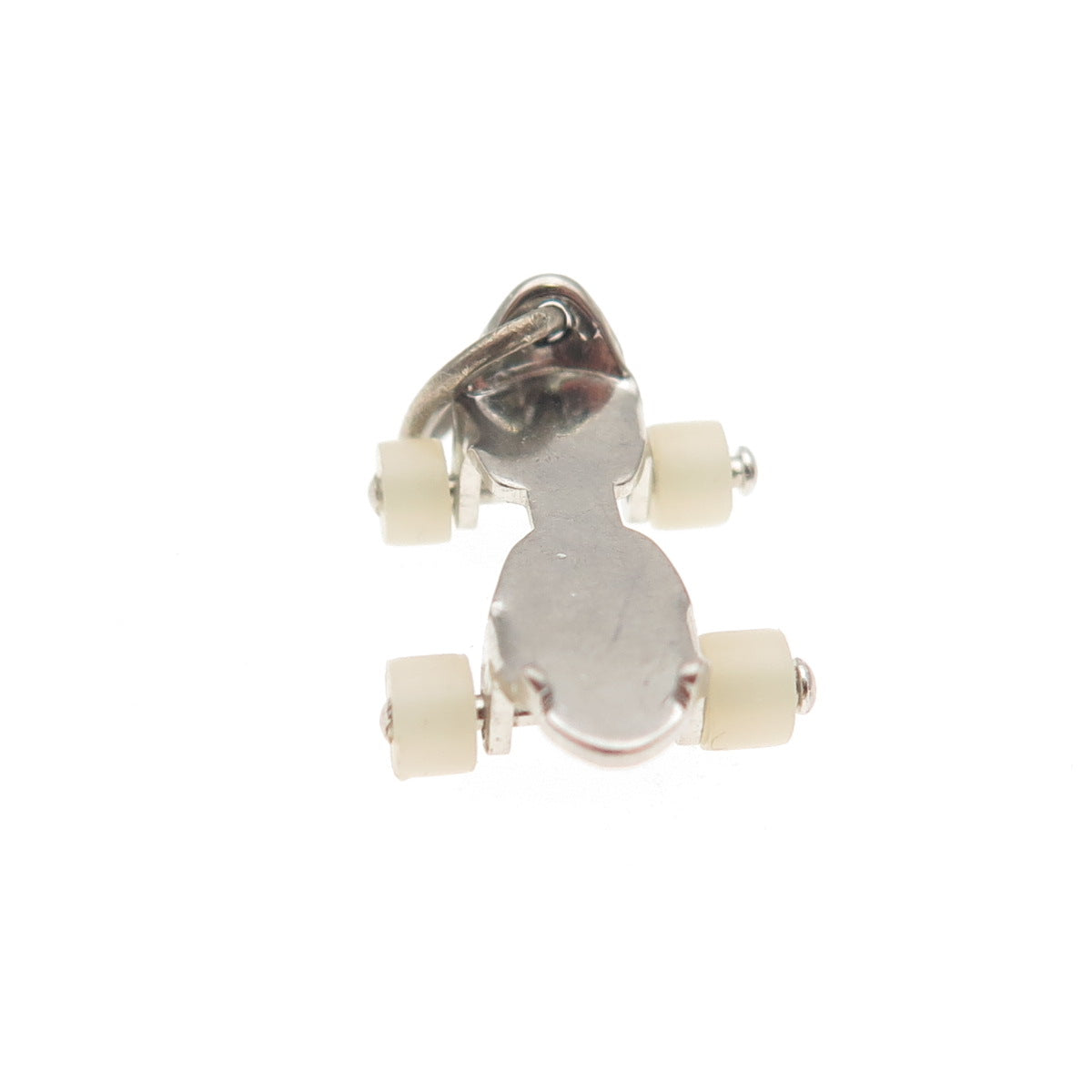 BEAU 925 Sterling Antique Art Deco Roller Skater Movable 3D Mini Charm Pendant