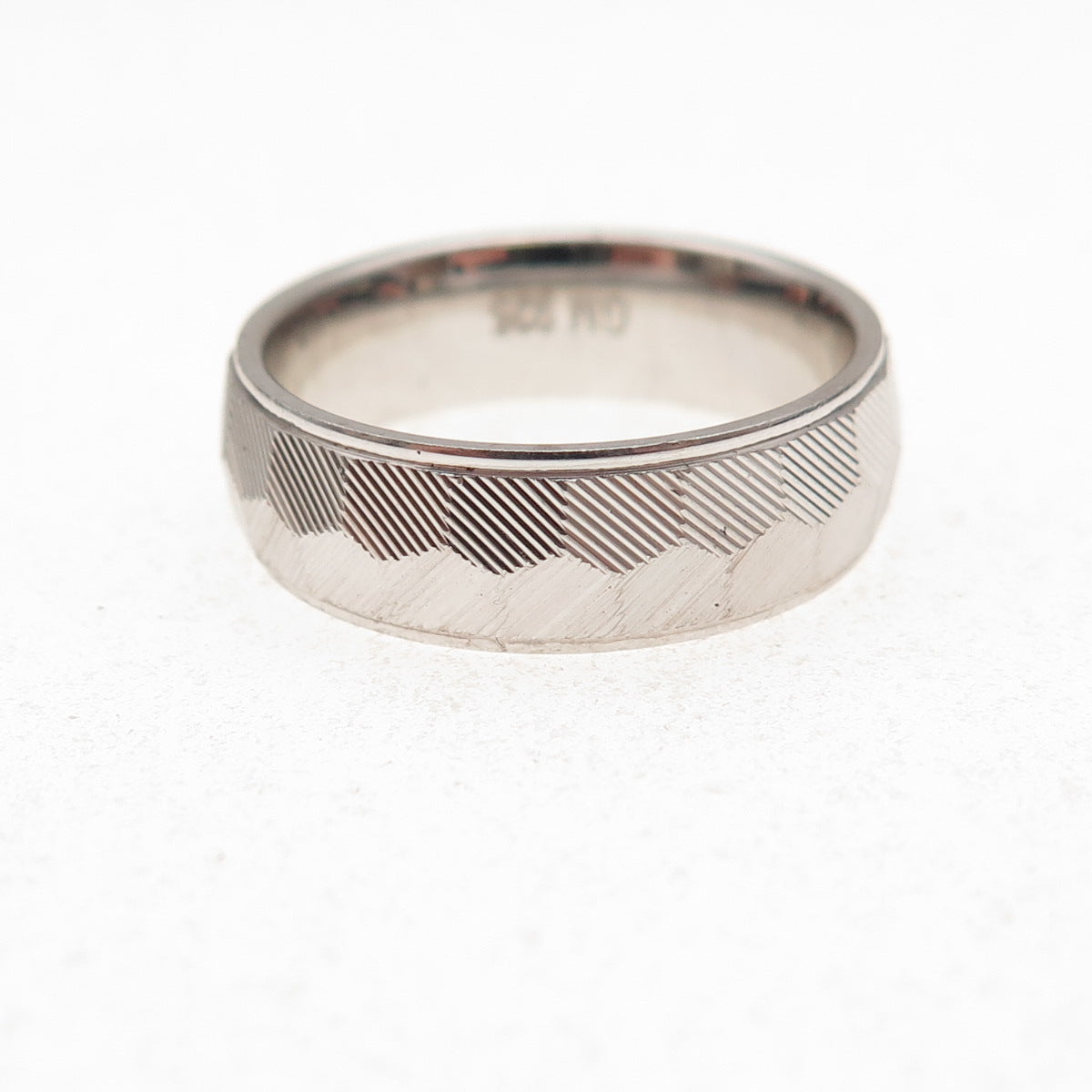 925 Sterling Silver Honeycomb Band Ring Size 6.25
