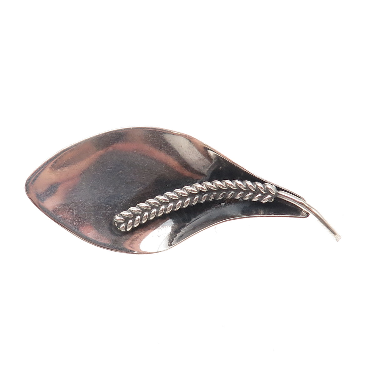 Carl Ove Frydensberg 925 Sterling Silver Vintage Denmark Calla Lily Pin Brooch