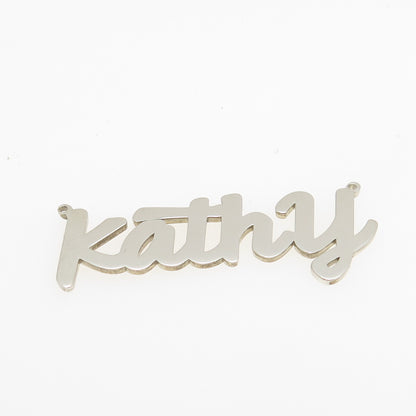 925 Sterling Silver "Kathy" Personalized Centerpiece Pendant