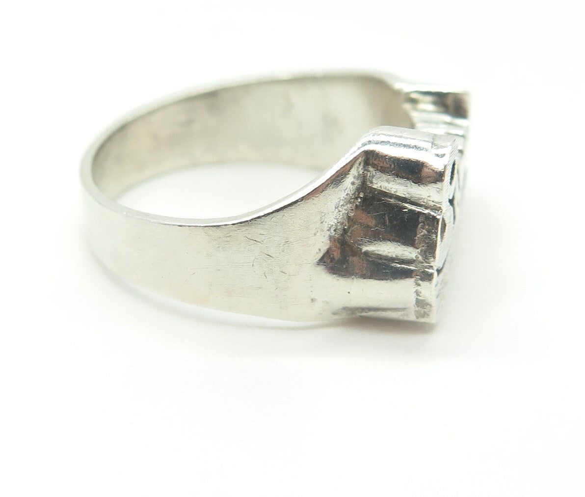 925 Sterling Silver Vintage "Samanta" Name Ring Size 8.25