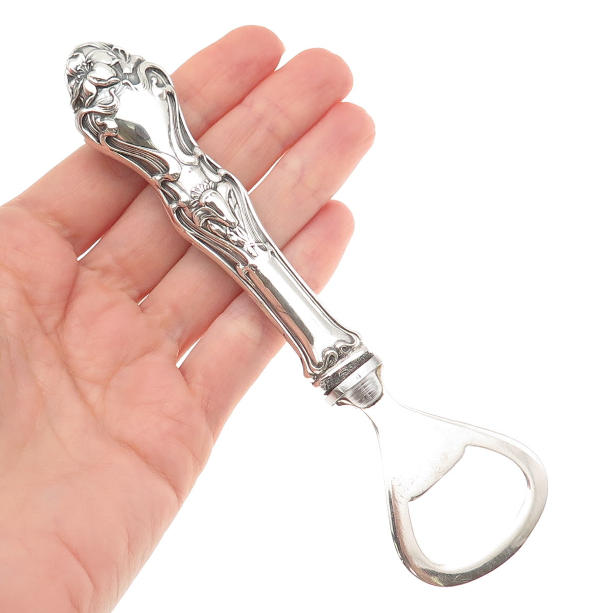 R. Blackinton & Co. 925 Sterling Silver Antique 1902 Azalia Bottle Opener
