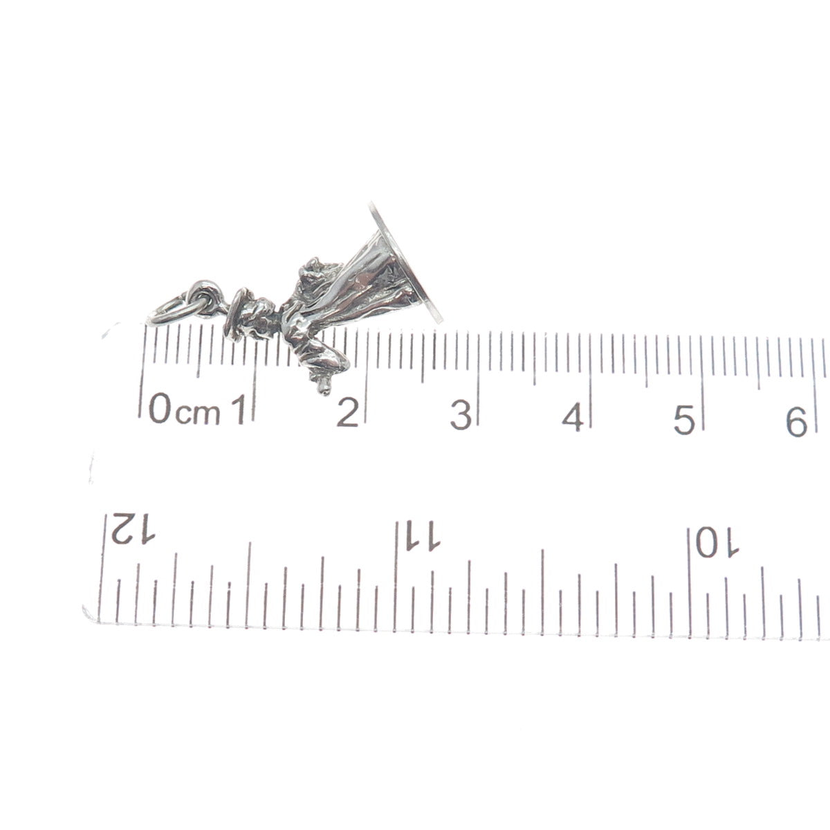 925 Sterling Silver Vintage Graduate Boy Minimalist 3D Charm Pendant